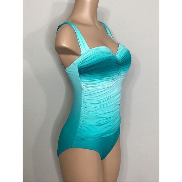 New. Bleu Rod Beattie ombré swimsuit. Normally $129. Size 14 - Picture 6 of 10